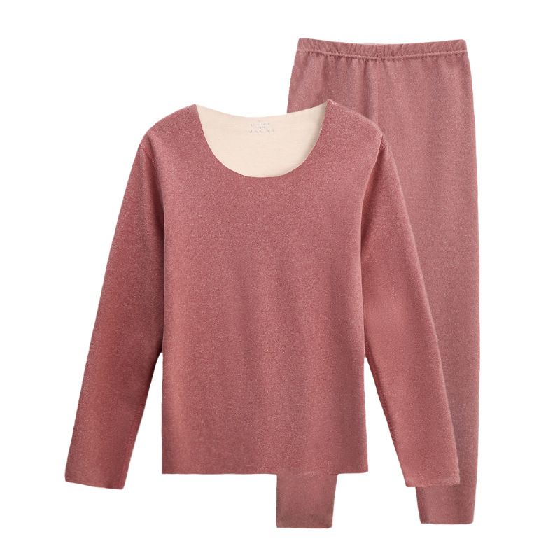 Orange inside, orange feeling thermal underwear for women, warm fitting underwear, base muscle bottom coat, clothes,_voghion.com