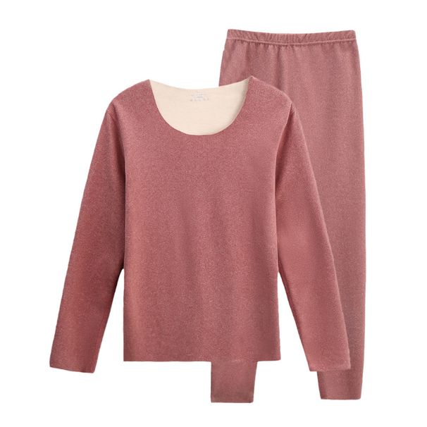 Orange inside, orange feeling thermal underwear for women, warm fitting underwear, base muscle bottom coat, clothes,_voghion.com