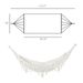 Extra Large Boho Hammock With Macrame Tassel Fringe, Includes Carrying Bag, Indoor Outdoor Tree Hammock For Porch, Backyard, Camping, White_voghion.com