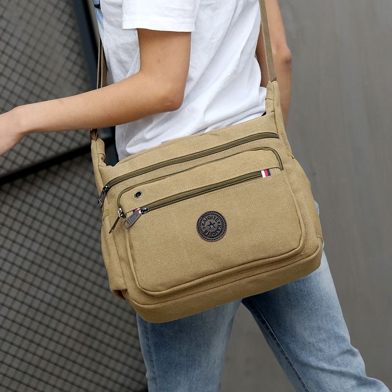 Neue multifunktionale Umhängetasche aus Canvas für Herren im britischen Stil_voghion.com