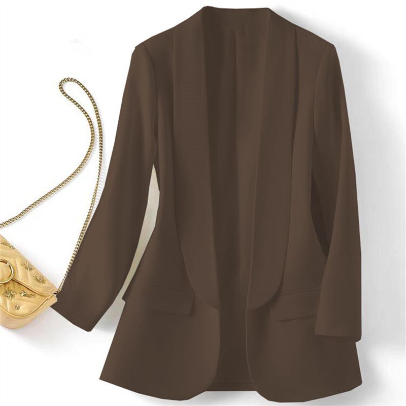 Women's Clothing suit jacket women's trendy British style casual small suit suit spring tops women_voghion.com