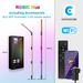 LED Colorful Rotating Floor Lamp Atmosphere Corner Lamp Bedside Floor Reading Lamp Multi Function Floor Lamp_voghion.com