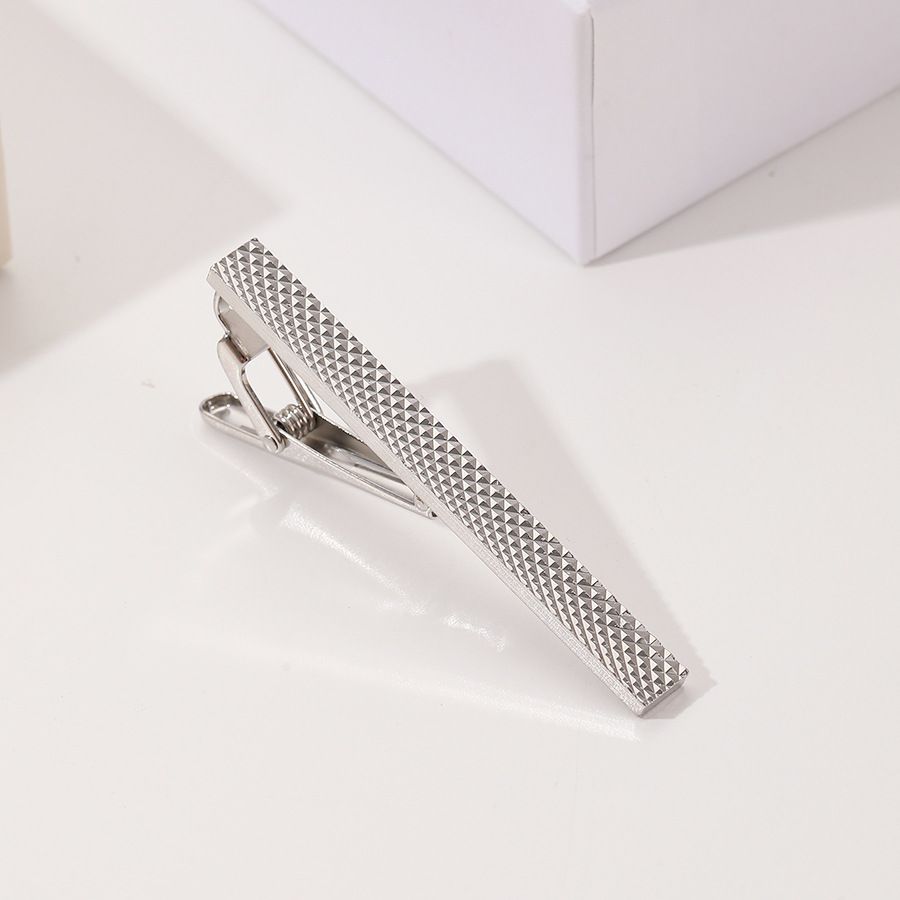 Hot sælgende nye slipsenåle til tøj, kobber skjorteslipsenål, enkel skjorteklemme til mænd_voghion.com