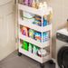 Narrow Rack Behind The Door, Storage Artifact, Floor Standing Trolley, Bathroom Toilet Gap, Home Multi Layer Rack_voghion.com