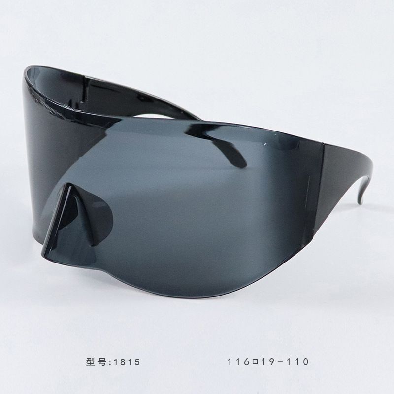 New Futuristic Tech-style Cool Oversized One-piece Goggles Cyberpunk Sunglasses_voghion.com