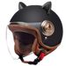 3C-Certified Retro Motorcycle Helmet For Men & Women – Winter-Ready Open Face & Full Face Helmet With Extended Visor (Matte Black, Pink, Grey, Khaki)_voghion.com