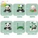 HUIQIBAO DIY Bonito Panda Forma Micro Modelo Blocos de Construção Conjunto Cidade Criatividade Zoológico Animal Mini Tijolos Brinquedos para Crianças Presente Criança_voghion.com