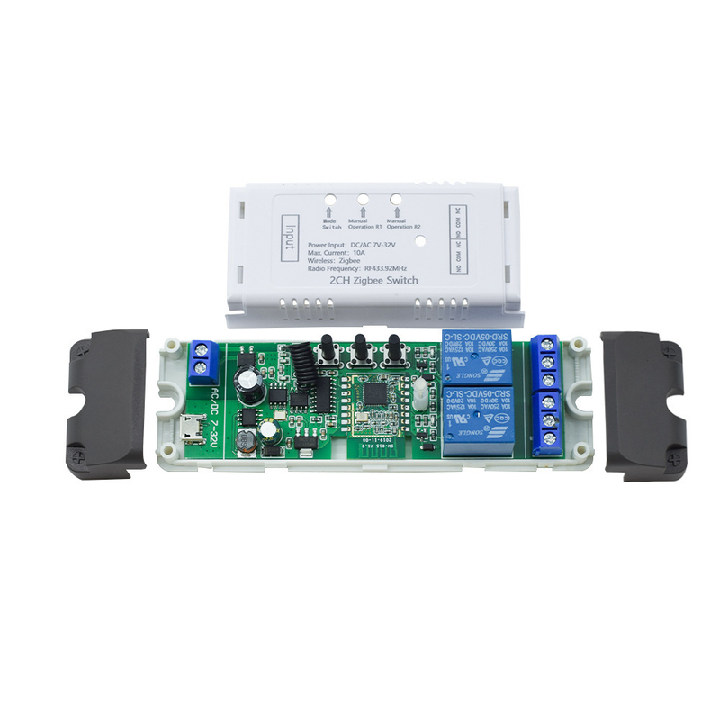 Yiweilian/Tuya Zigbee + RF-Relaismodul, intelligenter 2-Wege-Fernbedienungsschalter, selbstsichernde, modifizierte Teile_voghion.com