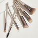 6 make-upkwasten, champagne goud, oogschaduwkwast, foundationkwast, wimperkwast, beautytools GUJHUI_voghion.com