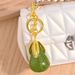 cute Fruit Keychain Pear Bag Key Ring Exquisite Car Pendant_voghion.com