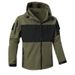 Chaqueta corta para hombre para climas extremadamente fríos: abrigo táctico cortavientos con forro polar para senderismo, caza y aventuras al aire libre._voghion.com