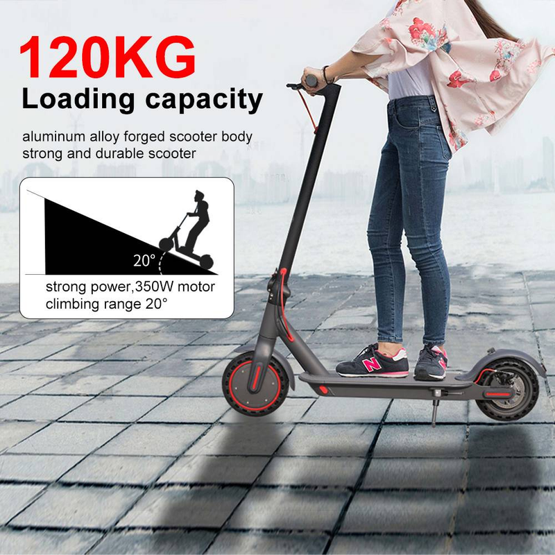31KM/H Electric Scooter Adult 350W Motor 25KM Max Range E-scooter With Smart APP Scooter Foldable Waterproof_voghion.com