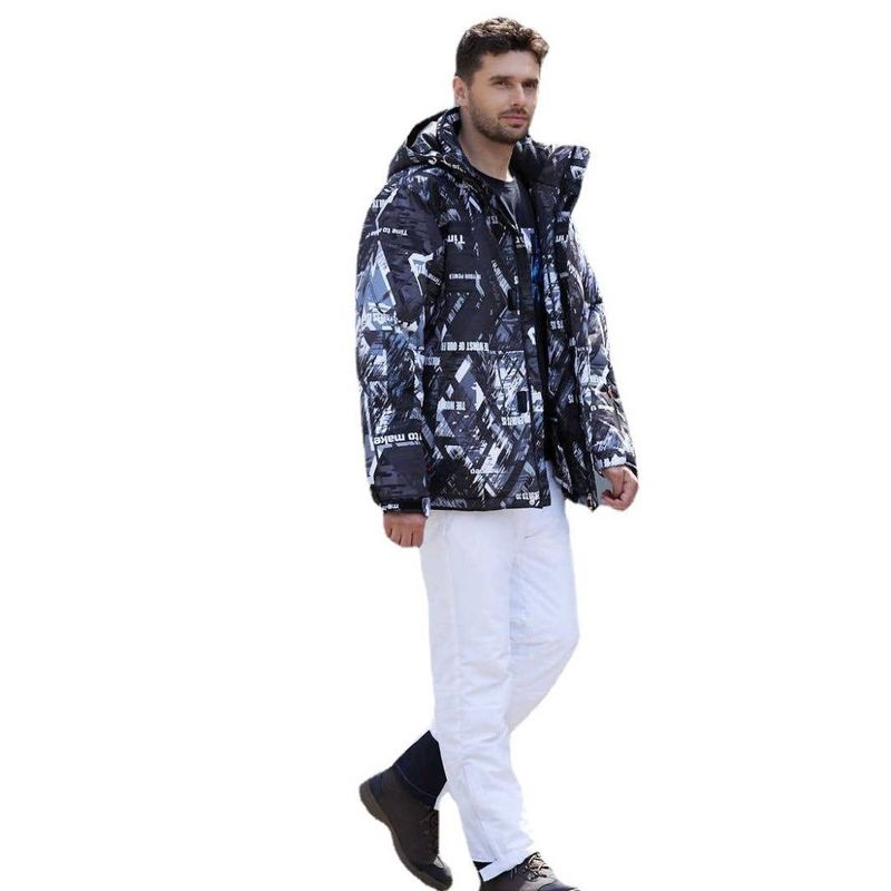Pánské oblečení, oblek, jednodílný dvoudílný, zesílený, lyžařský, outdoorový, plus size, větší, muži i ženy, stejný styl_voghion.com