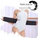 Professional Dance & Fitness Waist Belt - Adjustable Support For Dance, Martial Arts & Workouts - Breathable Nylon & SBR (Black, L/XL)_voghion.com