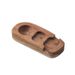 New Acacia Wood Tray Eggshell Egg Puncher Cup Holder Rack_voghion.com