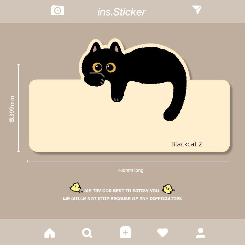 Unschlagbare Qualität Lange Lock Edge Orange Tabby Cat Cartoon Gummi geformt Mauspad_voghion.com