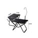 Outdoor Camping Portable Quick-Deploy Lightweight Foldable Multifunctional Carbon Steel Barbecue Table_voghion.com