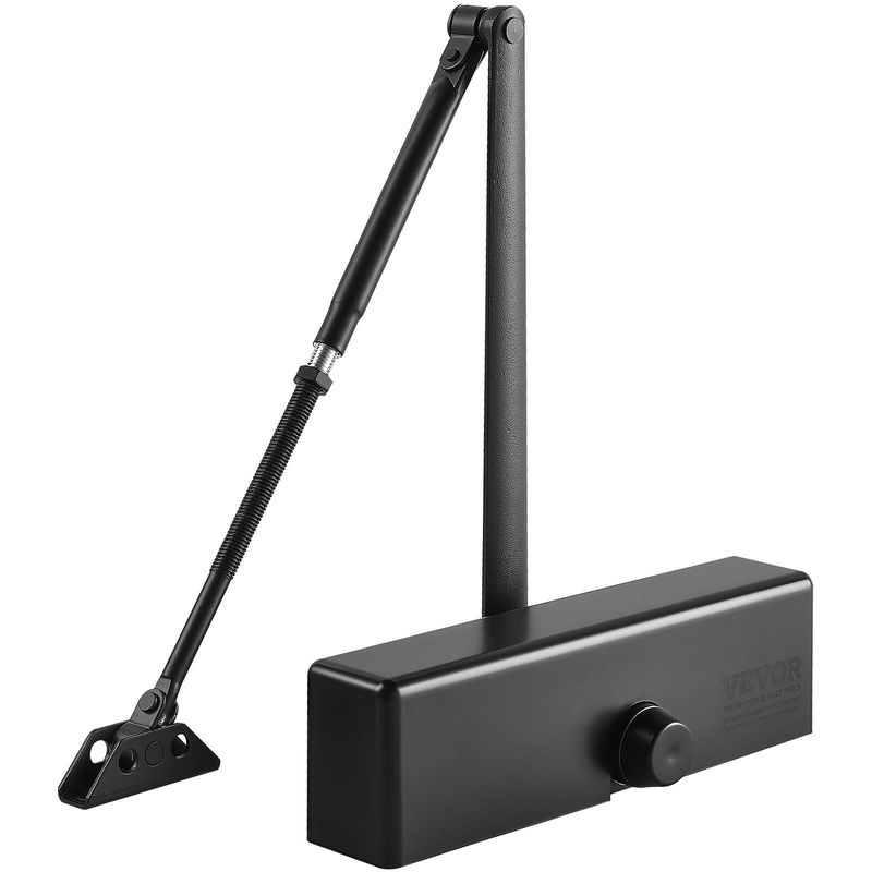 VEVOR Door Closer, Automatic Door Closer Commercial Or Residential Use For Door Weights 330 Lbs, Adjustable Size Hydraulic Buffer Door Closers Heavy Duty Cast Aluminum Body, Easy Install, Black_voghion.com