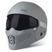 Motorrad-Bluetooth-Helm – Retro-Integralhelm mit austauschbaren Visieren und integriertem Bluetooth (mehrere Farb- und Linsenoptionen)_voghion.com