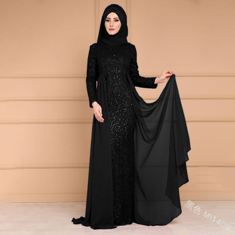 Women's Noble Temperament Sweet Slim Long Sleeve Dress _voghion.com