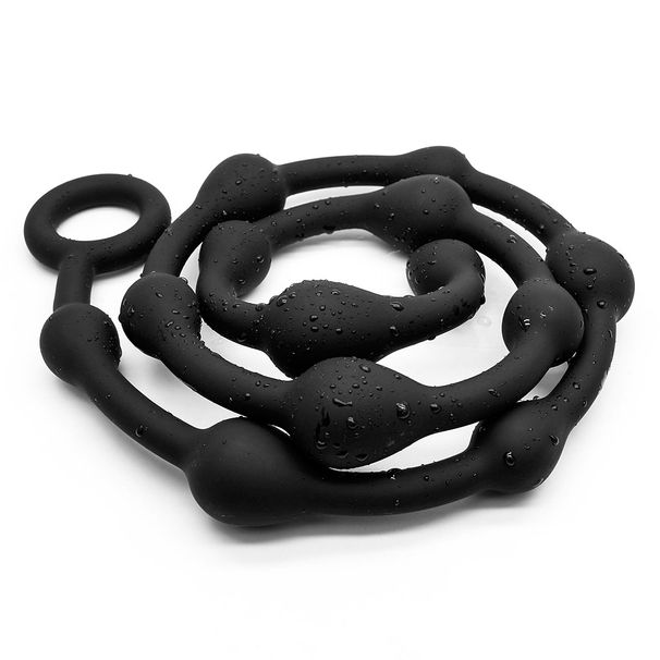 Dildo con perline lunghe e lunghe, per massaggio alla prostata, giocattoli sessuali per adulti per donna/uomo, con cinturino_voghion.com