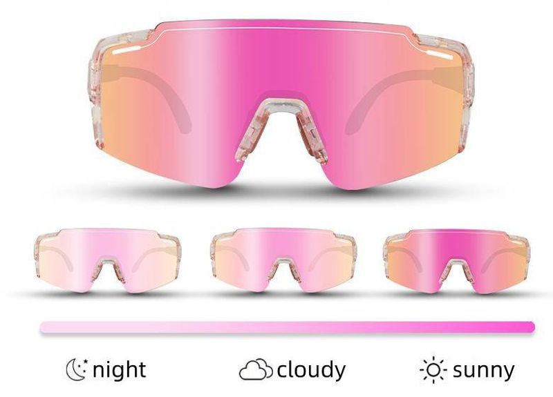 Gafas de ciclismo diurnas y nocturnas, gafas de sol para deportes al aire libre sensibles a la luz que cambian de color, gafas de sol para hombres y mujeres adultos, gafas a prueba de viento_voghion.com