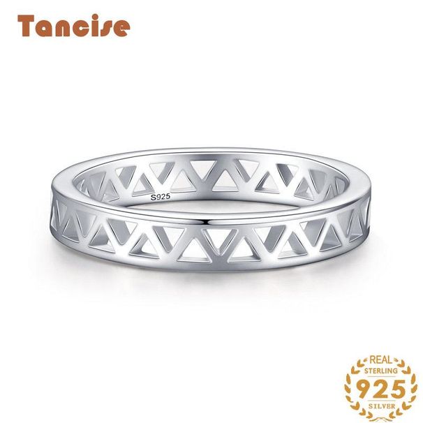 Tancise Anello in argento con zirconi classici Gioielli da donna Promessa di nozze Regalo per feste_voghion.com