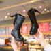 Botas de montar de algodón para niñas, de otoño e invierno, individuales, altas, largas, para bebés, hasta la pantorrilla_voghion.com