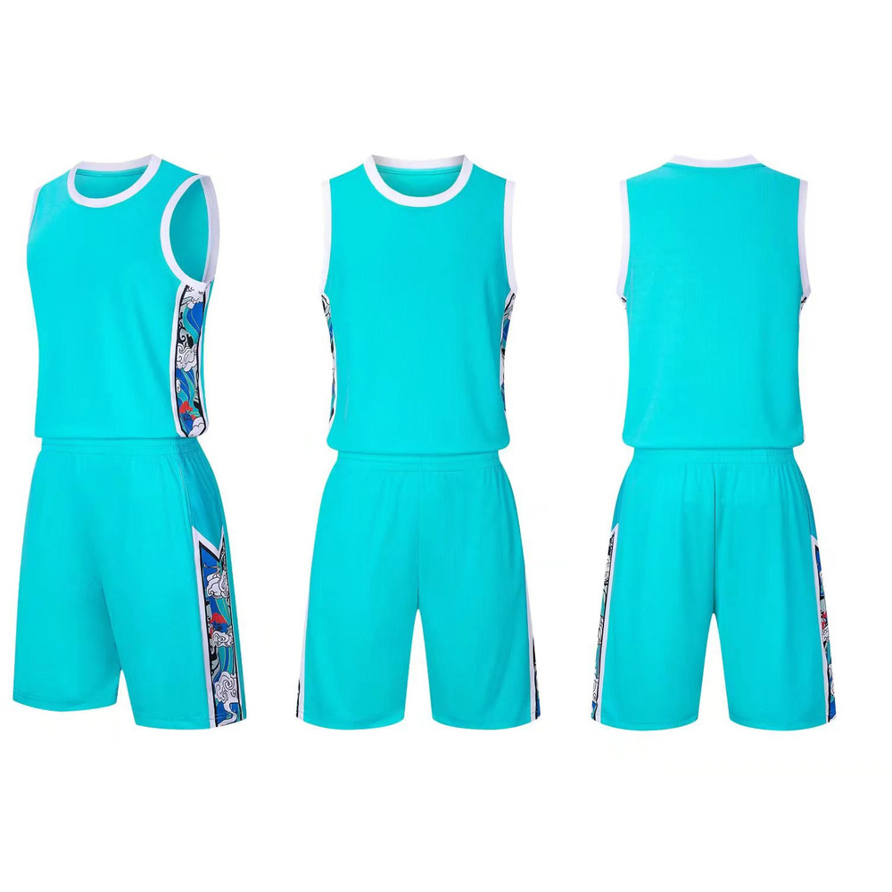 A83 basketballdragtsæt til børn, voksne, børnetøj, herretrykt størrelse, konkurrencetræningshold, spiller_voghion.com
