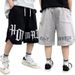 Mother&Kids Boys' pants Thin shorts Children's summer five-point medium pants Medium children's summer sweatpants handsome and stylish_voghion.com