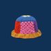 Cappello da pescatore lavorato a maglia all'uncinetto, lavorato a mano, con patchwork colorato, per donne, autunno inverno, versatile, in pizzo e filato_voghion.com