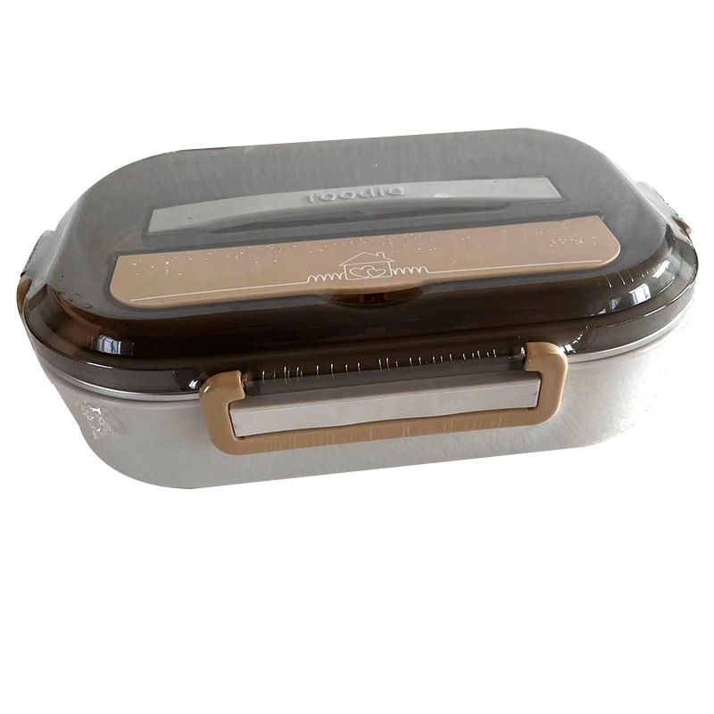 304 stainless steel lunch box with insulation, portable for office students, large capacity partition, microwave oven heating, portable lunch box_voghion.com