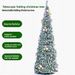 Premium Foldable Spiral Christmas Tree With Lights – 180cm Tall Holiday Decoration For Home, Office & Party_voghion.com