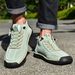 The 1821 Polyurethane Men's Martin Casual Boots Light Green, Choose Size And Tell Seller_voghion.com