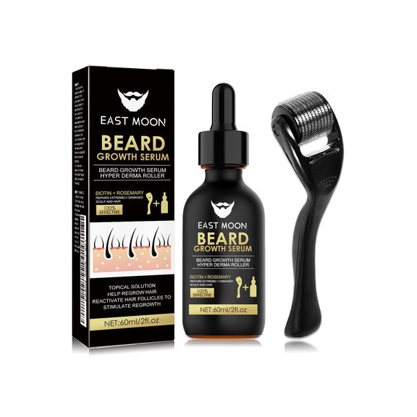 Set de esencias East Moon para hombres: nutrición del vello facial y cuidado nutritivo de la barba_voghion.com