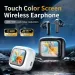Smart Touch Screen Wireless Earbuds Bluetooth Headphones Active Noise Reduction_voghion.com