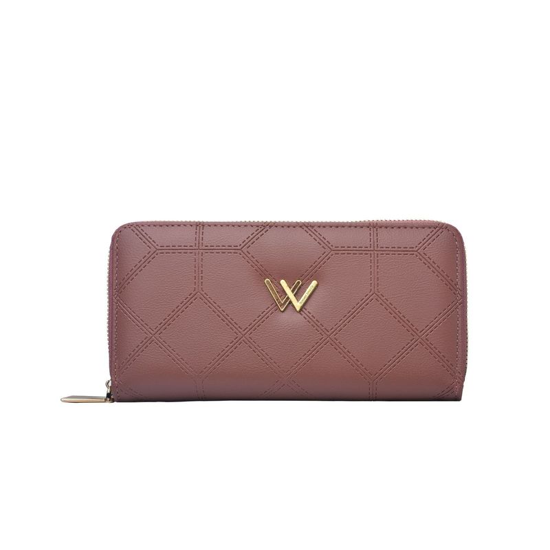 New Korean style women's double layer zipper wallet women's long clutch bag women's multi card slot multi function wristband wallet_voghion.com