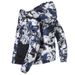Couple’s Lightweight Down Jacket – 550FP White Goose Feather Hooded Coat With Floral Print (Machine-Washable, Blue/Black, M-3XL)_voghion.com