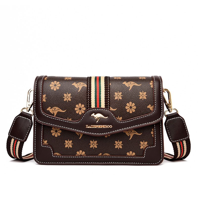 Bolsos de canguro 2023 nuevos bolsos de mujer de cuero suave de moda de Europa y Estados Unidos bolso de hombro de gran capacidad bolso cuadrado pequeño_voghion.com