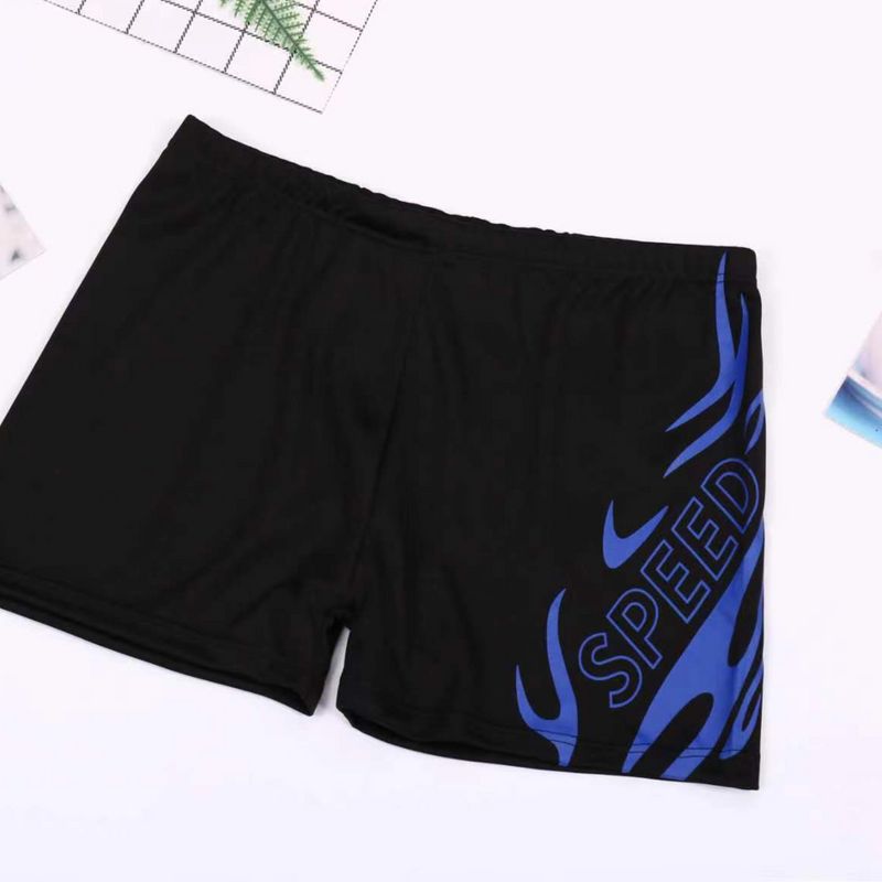 Men's Clothing Men's Swimming Trunks Fashion Print Adult Boxer Shorts Quick Dry Sports Anti Embarrassment Hot Spring Men's Swimming Trunks_voghion.com