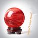 Natural Red Crystal Ball - Brings Good Fortune, Promotes Prosperity, Protects The House, Suitable For Moving, Gift Item For Decoration_voghion.com
