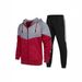 Men’s Color-Block Hoodie & Jogger Set – Trendy Casual Sportswear For Spring & Fall_voghion.com