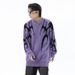 Autumn And Winter High Street Retro Jacquard Design Round Neck Sweater Men's Loose Pullover Knitted Sweater_voghion.com