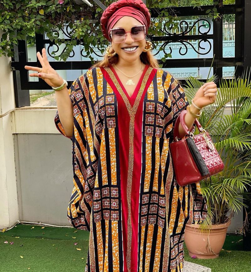Women's Clothing dress with wide swing V-neck fashionable digital printing hot diamond  ethnic style clothing_voghion.com