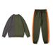 Herrenbekleidung lässiger Sportanzug Frühling und Herbst trendiger Rundhalspullover Sweatshirt lässige Hose zweiteiliges Laufset passend_voghion.com