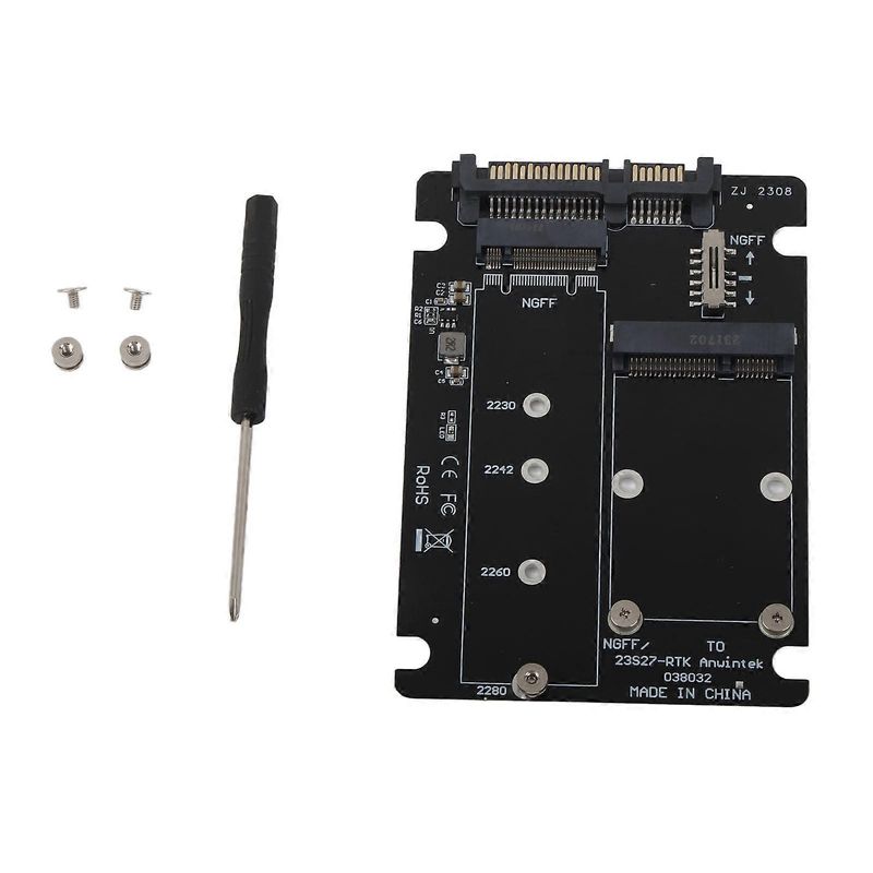 SSD Adapter Card High Speed 6Gbps MSATA M.2 NGFF To SATA Adapter Card Desktop Computer Accessories_voghion.com