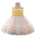 Mutter & Kinder Kinderkleid Prinzessinnenkleid Mädchen flauschiges Kleid Babykleid farblich passendes Festival Blumenmädchenkleid_voghion.com