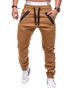 Pantaloni da salotto elasticizzati allacciati alla moda casual da uomo_voghion.com