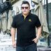 Men's Clothing  Summer Short Sleeve T-Shirt Business Casual Polo Shirt Plus Size Loose T-Shirt 195_voghion.com