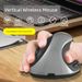 Mouse wireless silenzioso con supporto verticale, ergonomico, per casa, ufficio, anti-mouse, ricaricabile_voghion.com